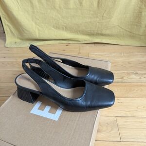 Sam Edelman Black Slingback Heels